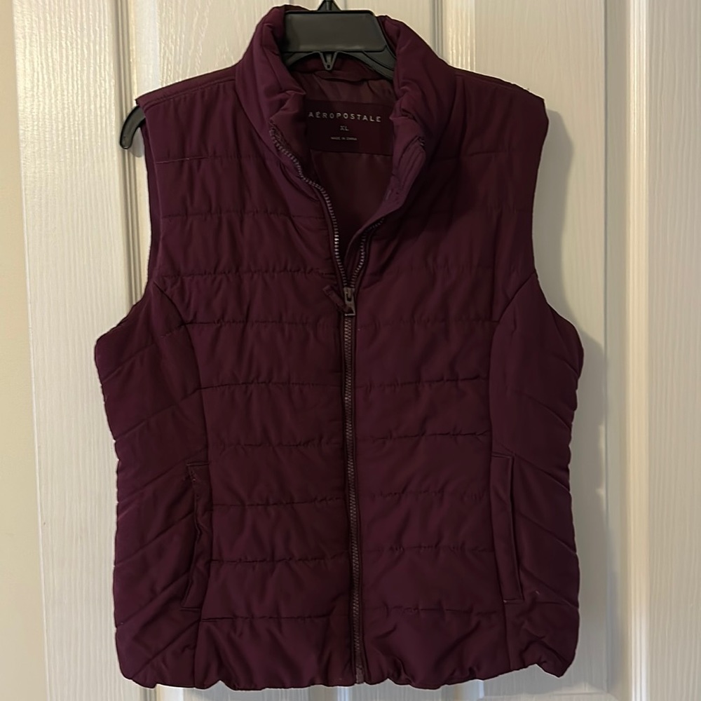 Aeropostale burgundy, vest size XL